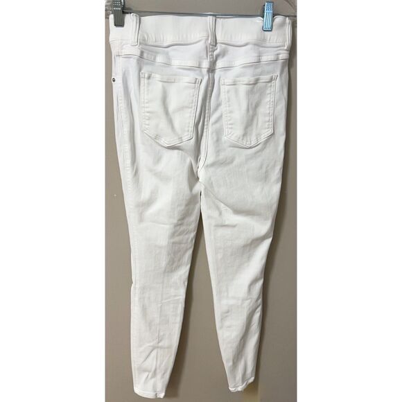 Spanx white skinny jeans. Size M-Tall. - Picture 2 of 7